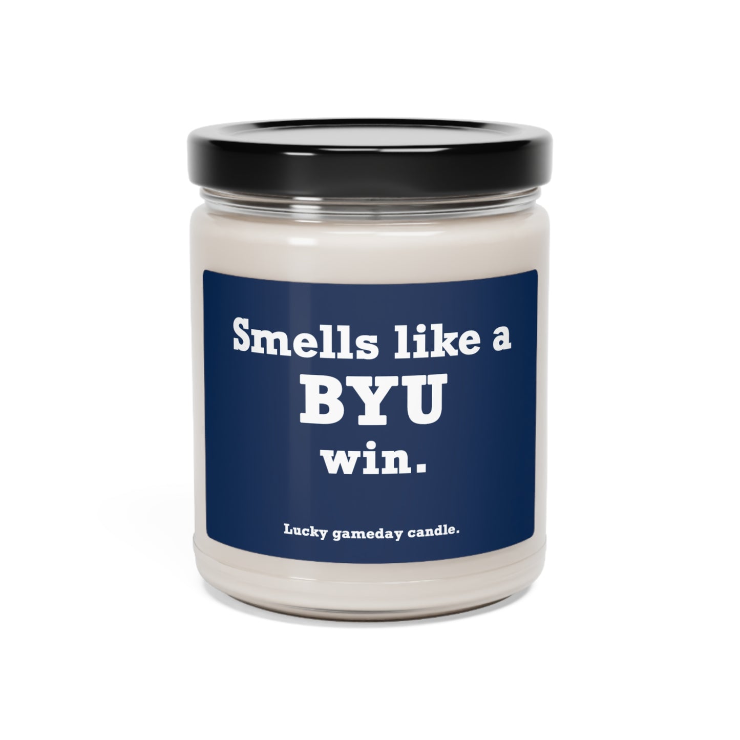 BYU - "Smells like a BYU win" scented candle (9 oz)