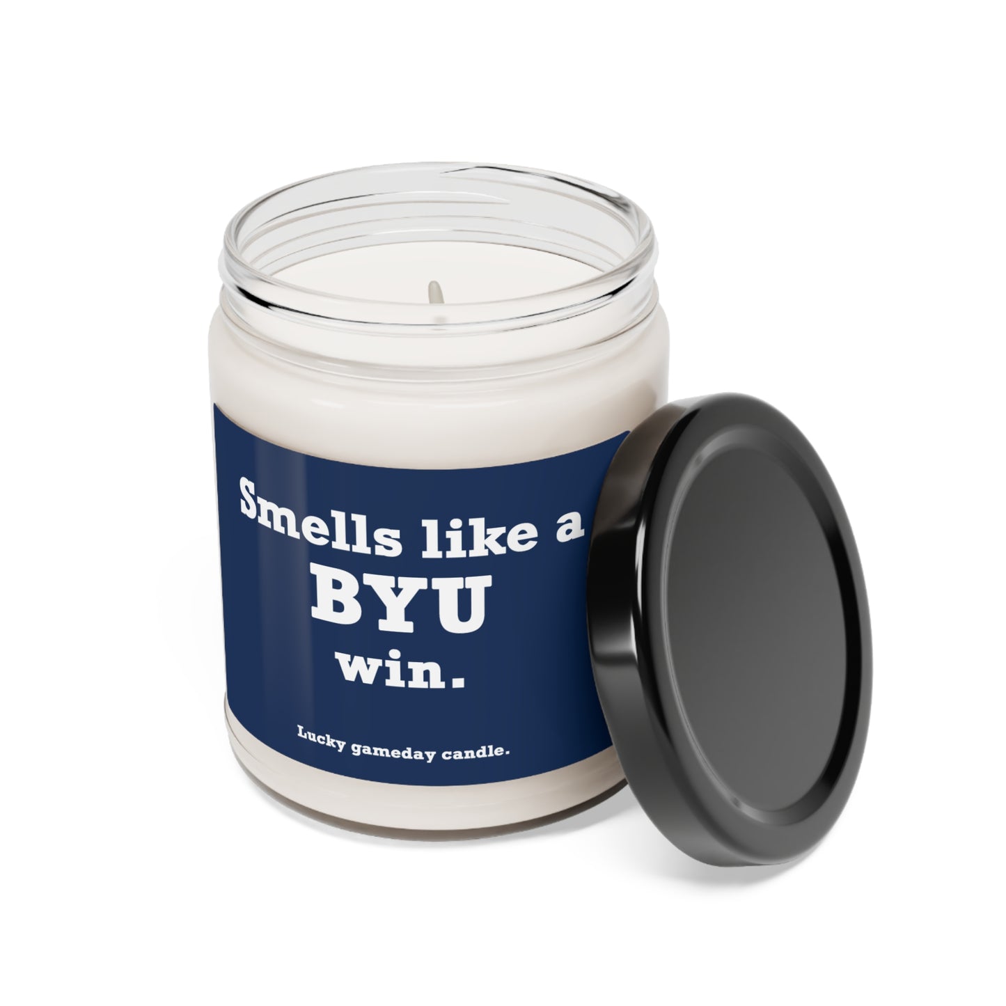 BYU - "Smells like a BYU win" scented candle (9 oz)