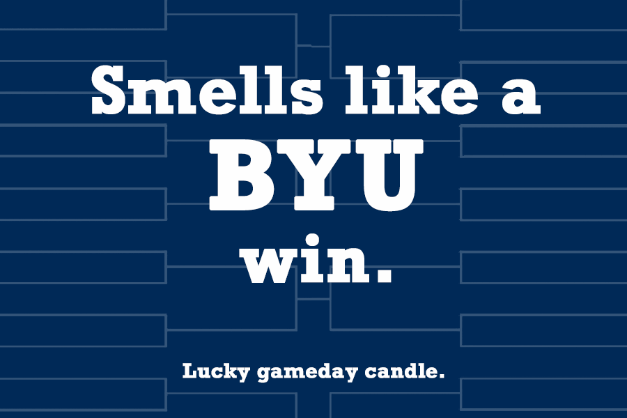 BYU Basketball - "Smells like a BYU win" scented candle (9 oz)