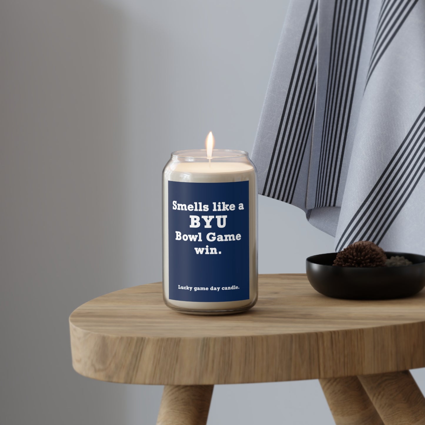 BYU Bowl Game - "Smells like a BYU Bowl Game win" scented candle (13.75 oz)