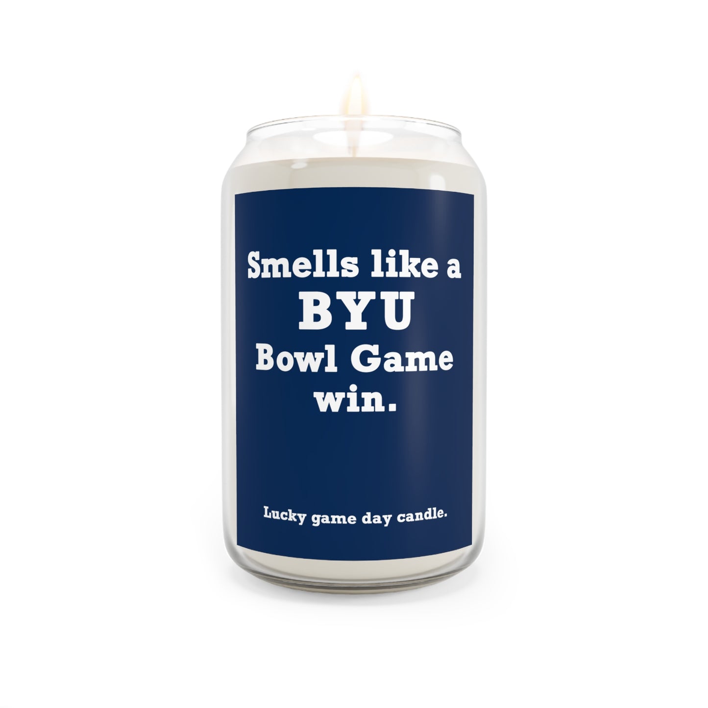 BYU Bowl Game - "Smells like a BYU Bowl Game win" scented candle (13.75 oz)