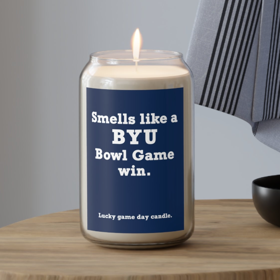 BYU Bowl Game - "Smells like a BYU Bowl Game win" scented candle (13.75 oz)