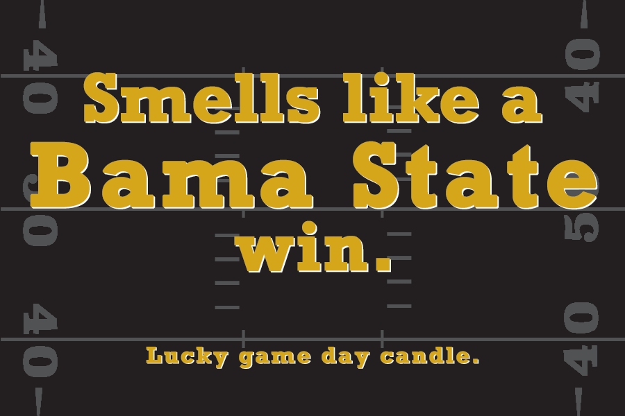 Alabama State Football - "Smells like a Bama State win" scented candle (9 oz)