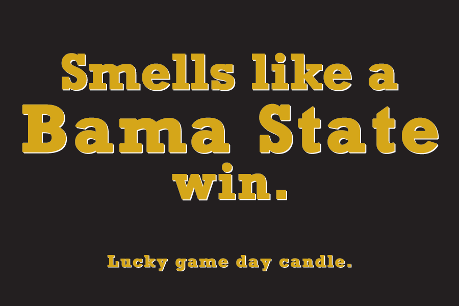 Alabama State - "Smells like a Bama State win" scented candle (9 oz)