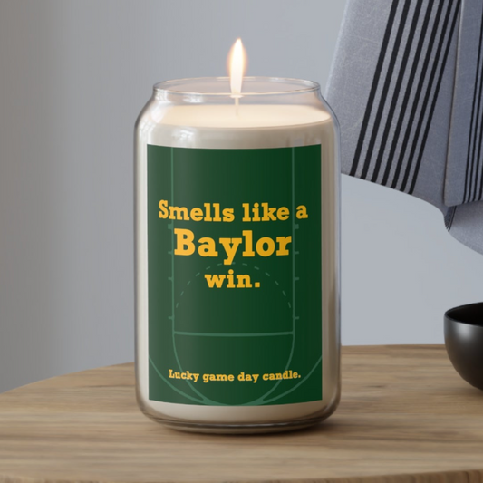 Baylor Basketball - "Smells like a Baylor win" scented candle (13.75 oz)