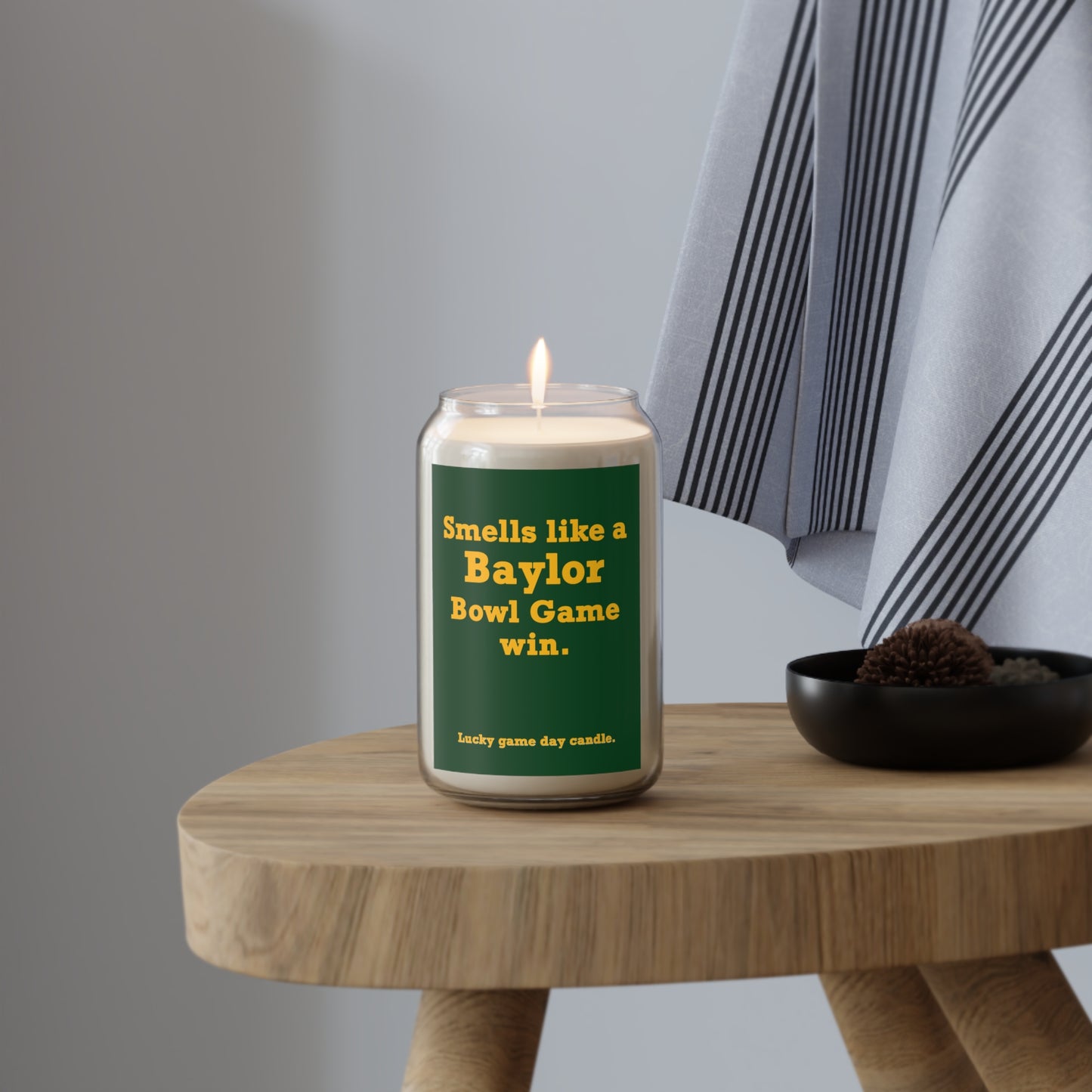 Baylor Bowl Game - "Smells like a Baylor Bowl Game win" scented candle (13.75 oz)