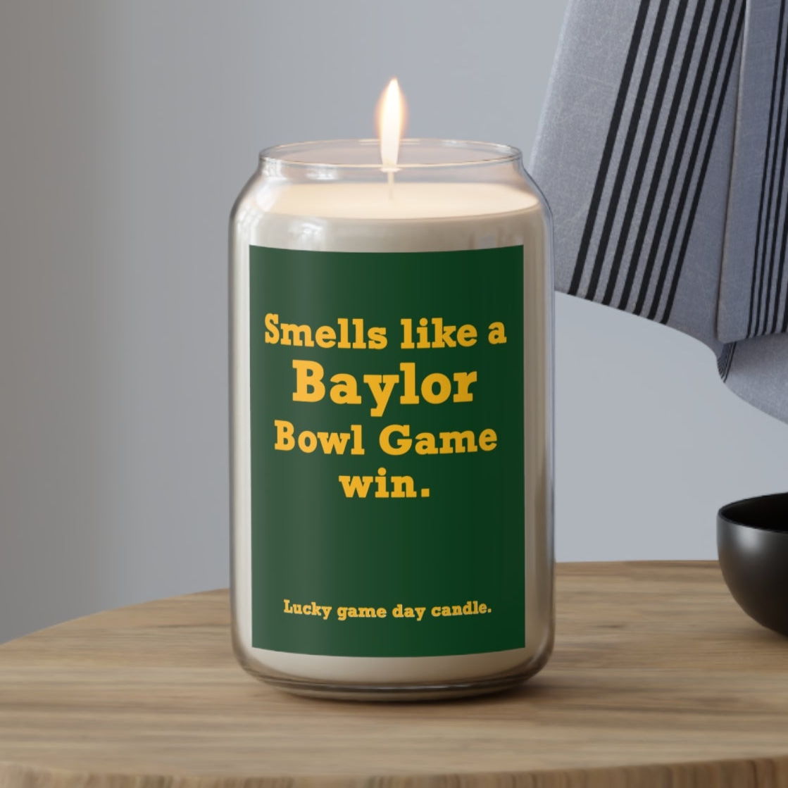 Baylor Bowl Game - "Smells like a Baylor Bowl Game win" scented candle (13.75 oz)