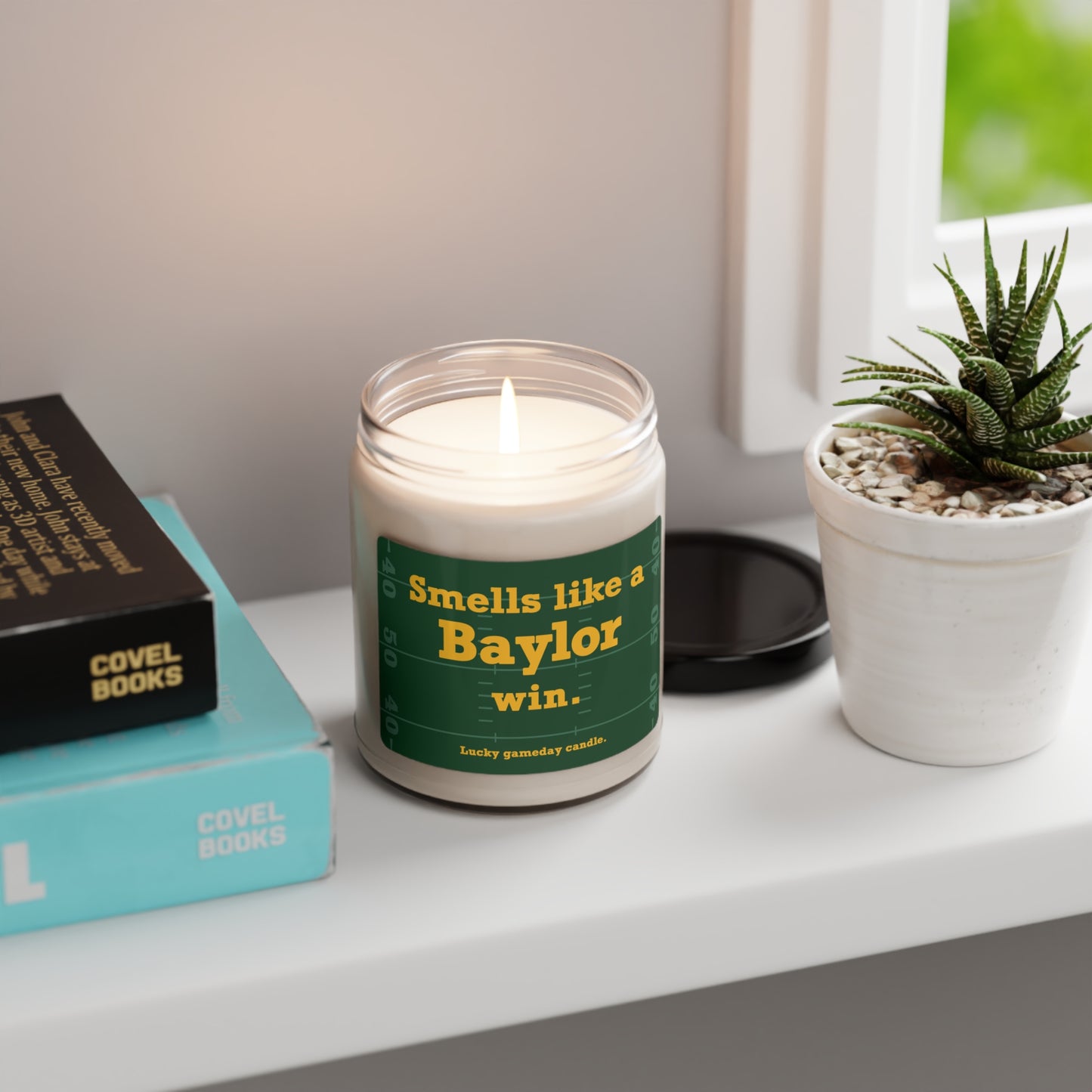 Baylor Football - "Smells like a Baylor win" scented candle (9 oz)