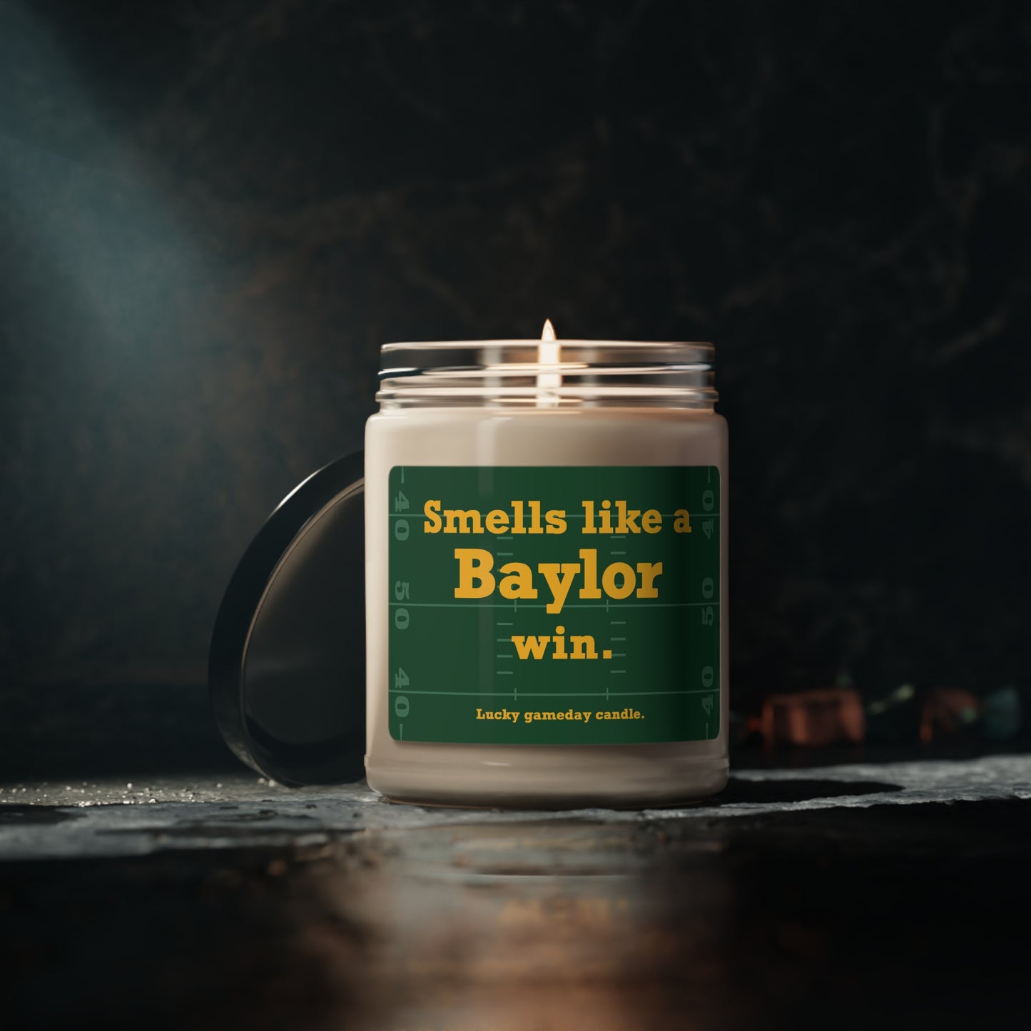 Baylor Football - "Smells like a Baylor win" scented candle (9 oz)