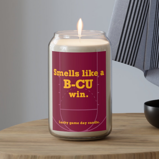 Bethune-Cookman Basketball - "Smells like a B-CU win" scented candle (13.75 oz)