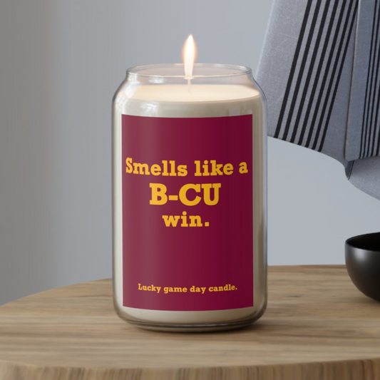Bethune-Cookman - "Smells like a B-CU win" scented candle (13.75 oz)