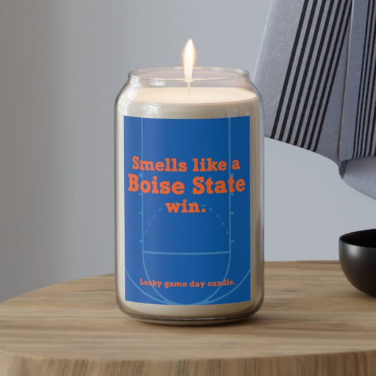 Boise State Basketball - "Smells like an Boise State win" scented candle (13.75 oz)