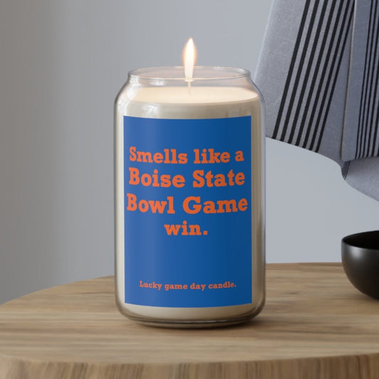 Boise State Bowl Game - "Smells like an Boise State Bowl Game win" scented candle (13.75 oz)