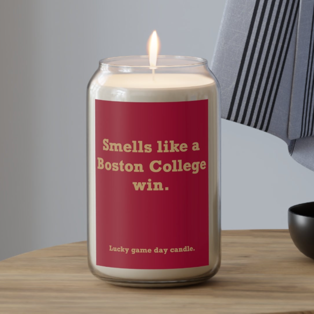 Boston College - "Smells like a Boston College win" scented candle (13.75 oz)