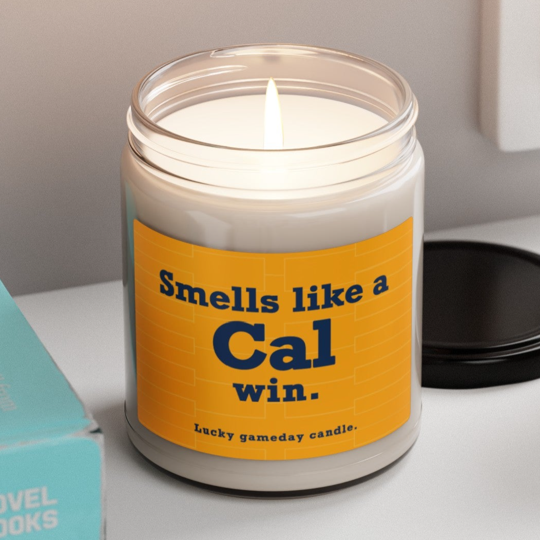 Cal Basketball - Smells Like a Cal Win scented candle (9 oz)