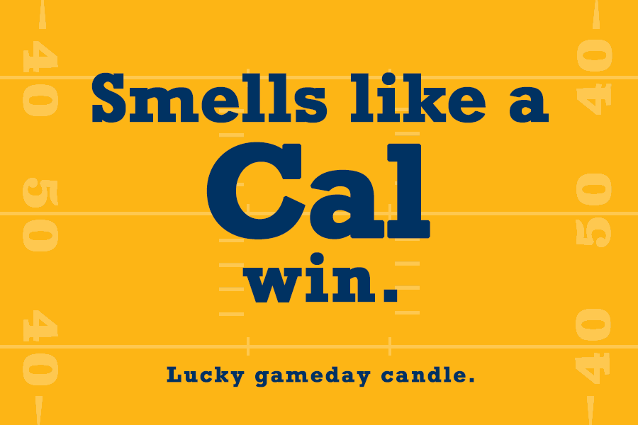 Cal Football - Smells Like a Cal Win scented candle (9 oz)