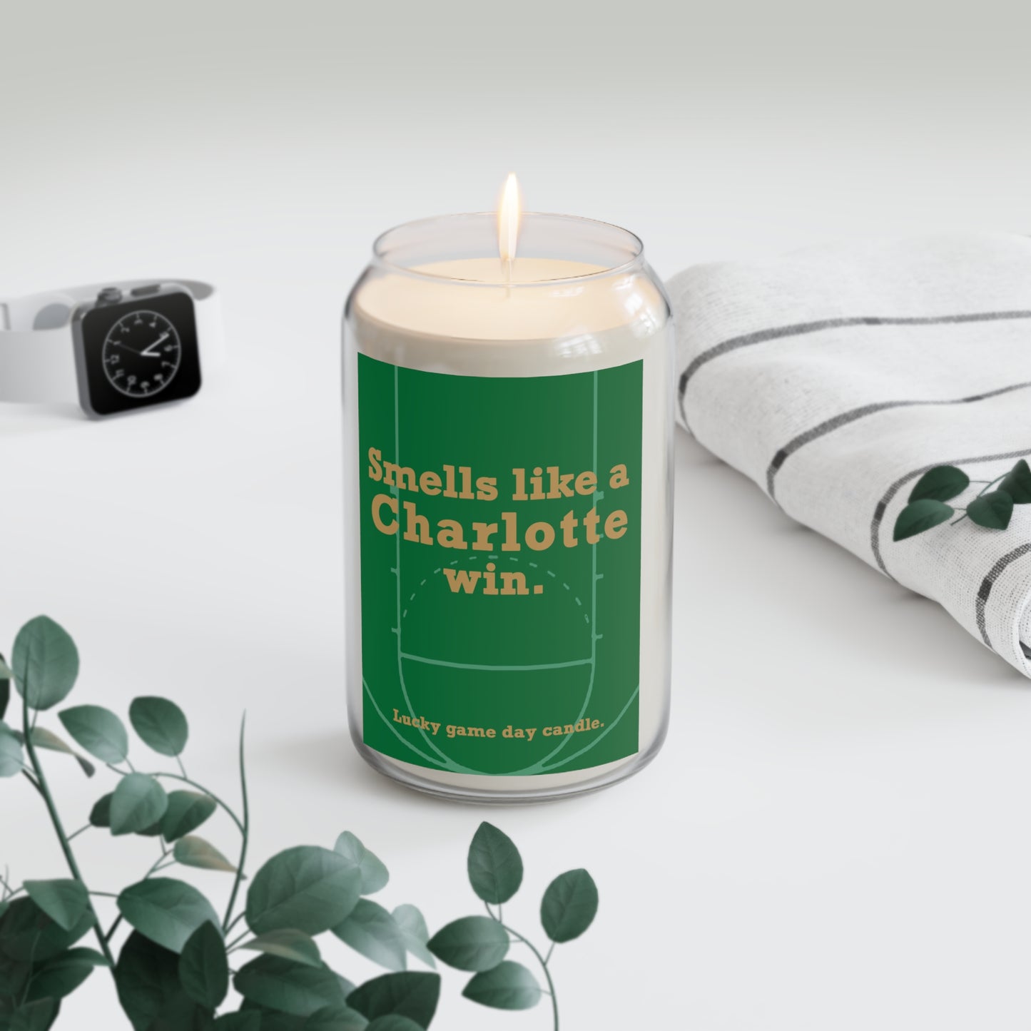 Charlotte Basketball - "Smells like a Charlotte win" scented candle (13.75 oz)