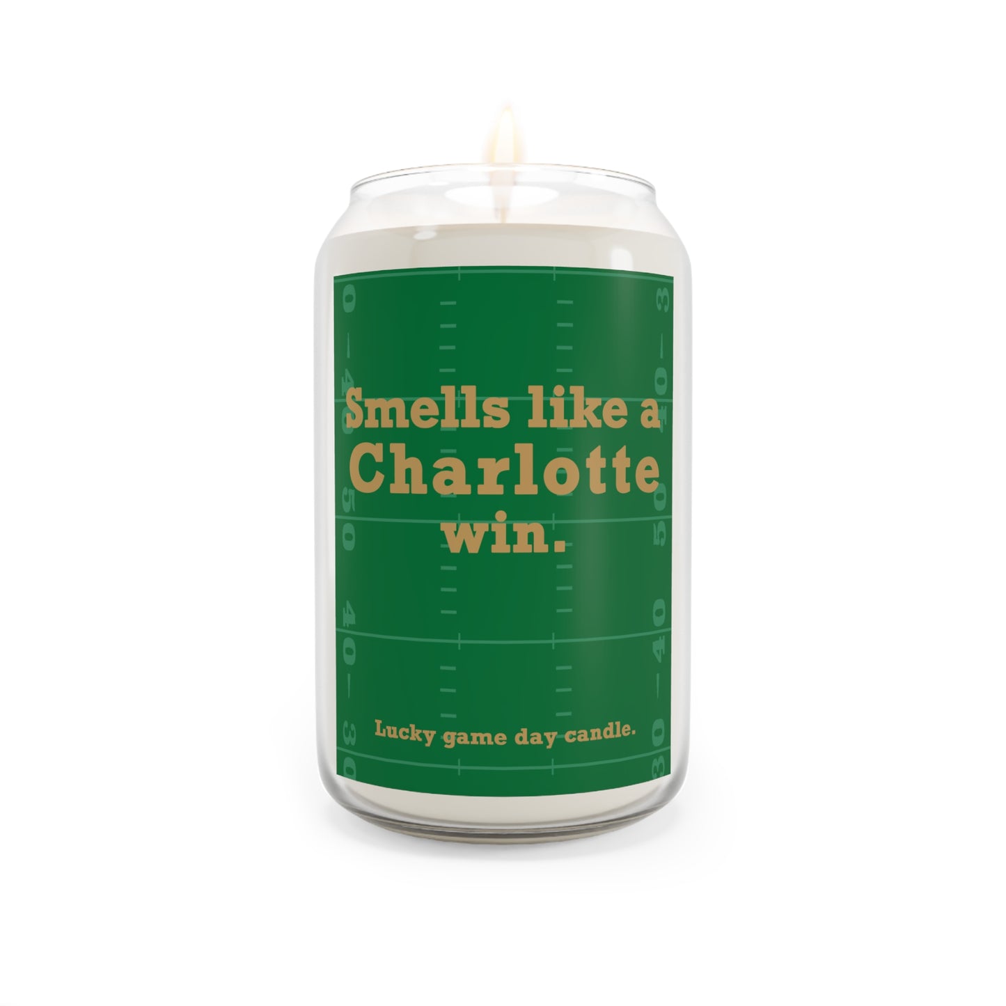 Charlotte Football - "Smells like a Charlotte win" scented candle (13.75 oz)