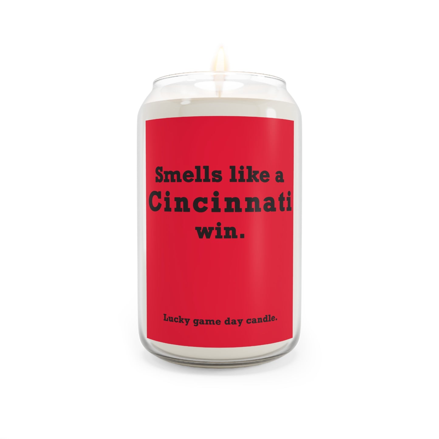 Cincinnati - "Smells like a Cincinnati win" scented candle (13.75 oz)