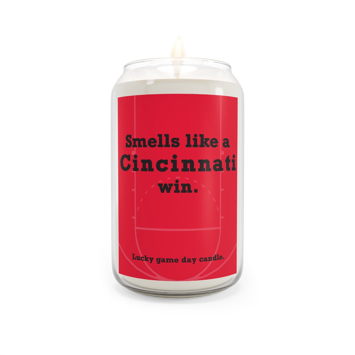 Cincinnati Basketball - "Smells like a Cincinnati win" scented candle (13.75 oz)