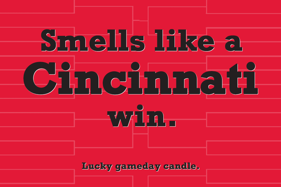 Cincinnati Basketball - "Smells like a Cincinnati win" scented candle (9 oz)