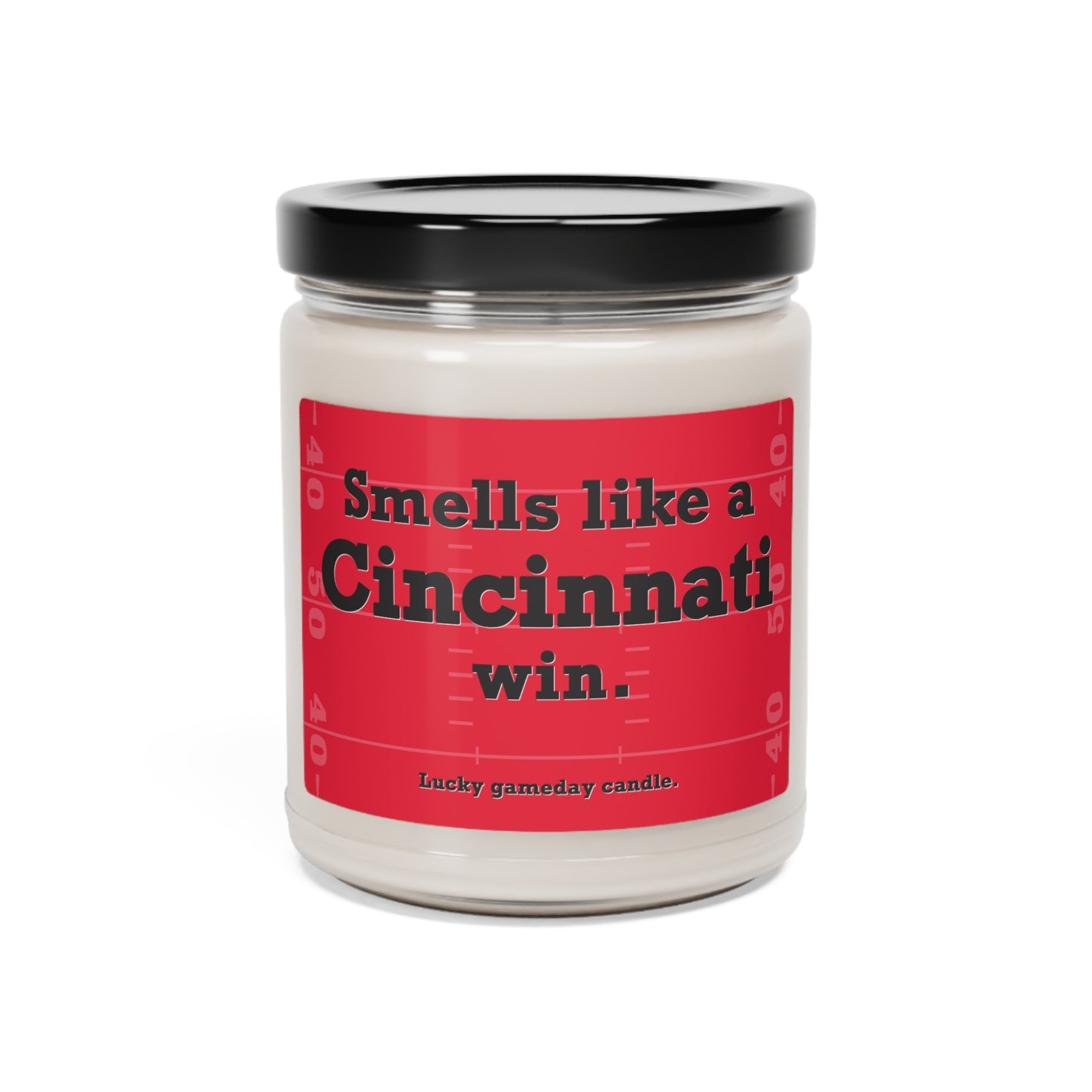 Cincinnati Football - "Smells like a Cincinnati win" scented candle (9 oz)