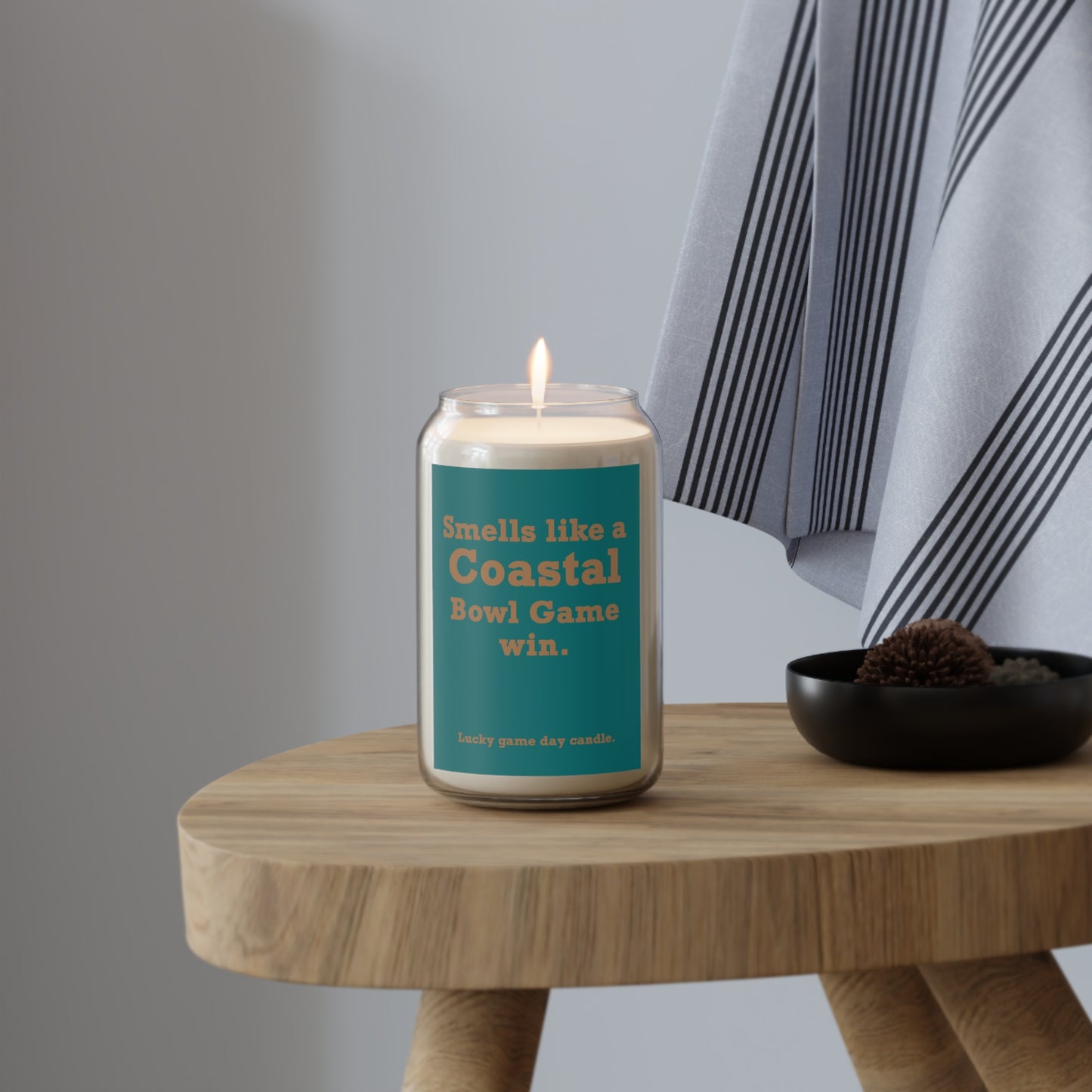 Coastal Carolina Bowl Game - "Smells like a Coastal Bowl Game win" scented candle (13.75 oz)