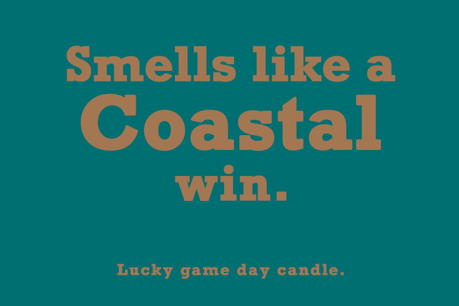 Coastal Carolina - "Smells like a Coastal win" scented candle (9 oz)