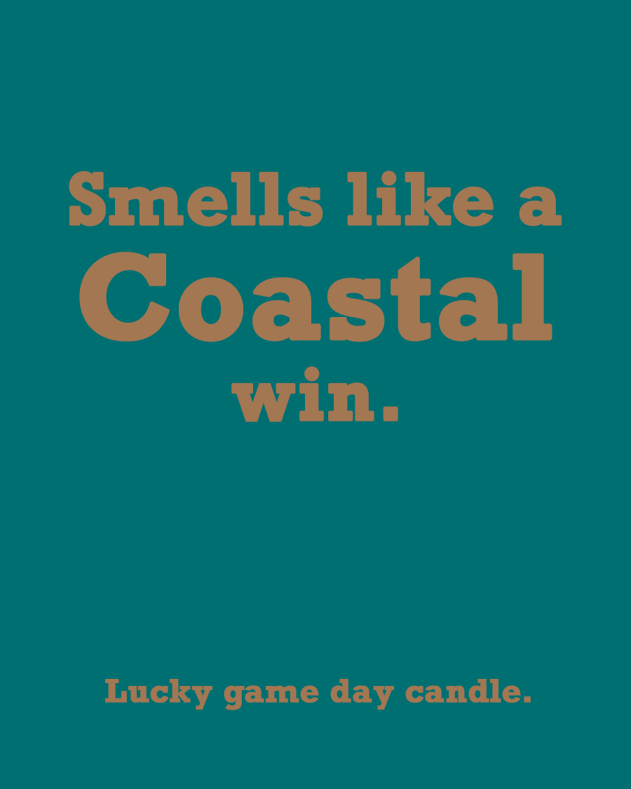 Coastal Carolina - "Smells like a Coastal win" scented candle (13.75 oz)