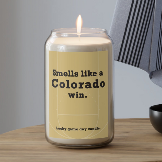 Colorado Basketball - "Smells like a Colorado win" scented candle (13.75 oz)