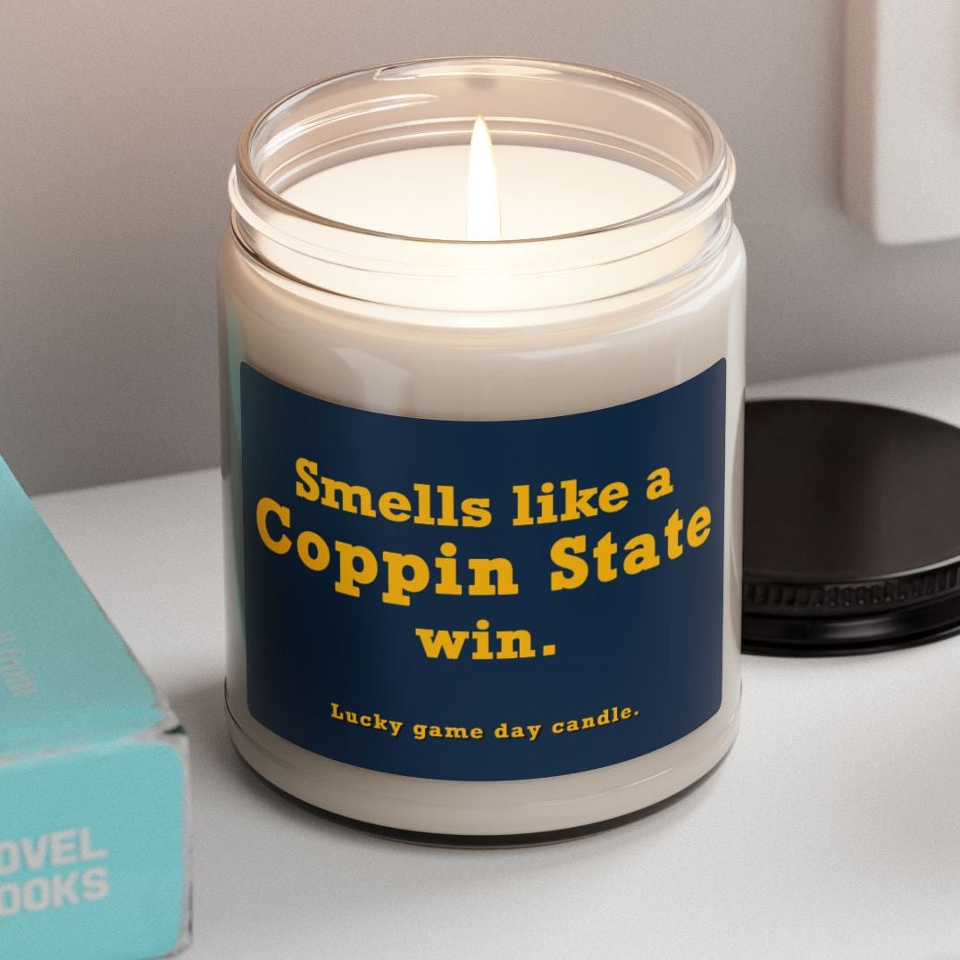 Coppin State - "Smells Like a Coppin State Win" scented candle (9 oz)