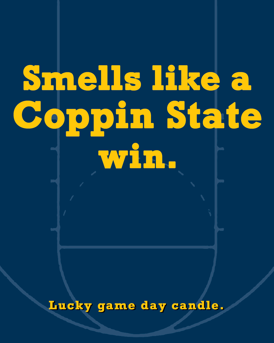 Coppin State Basketball - "Smells Like a Coppin State Win" scented candle (13.75 oz)