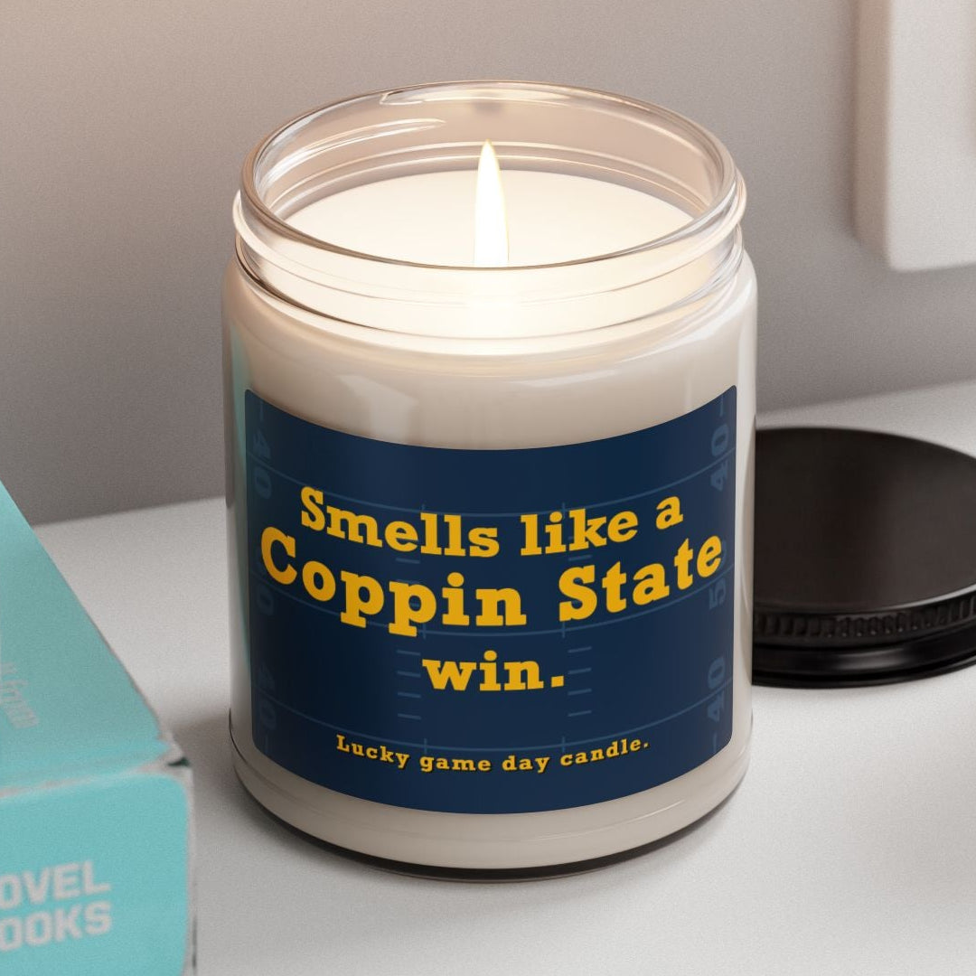 Coppin State Football - "Smells Like a Coppin State Win" scented candle (9 oz)