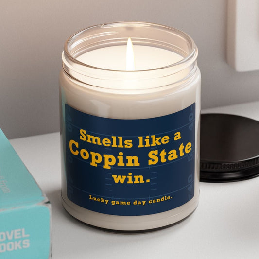 Coppin State Football - "Smells Like a Coppin State Win" scented candle (9 oz)