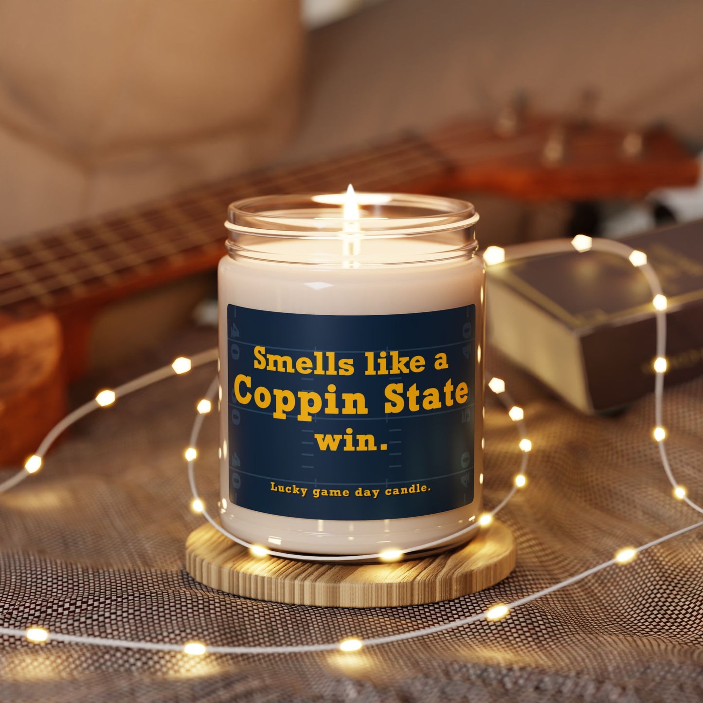 Coppin State Football - "Smells Like a Coppin State Win" scented candle (9 oz)