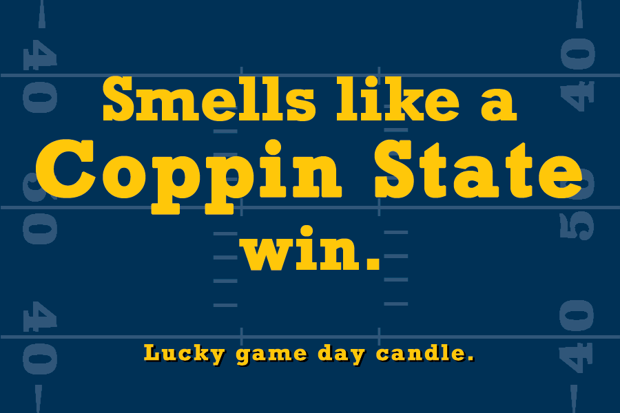 Coppin State Football - "Smells Like a Coppin State Win" scented candle (9 oz)