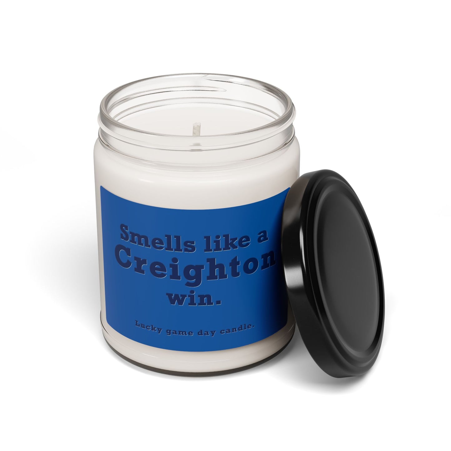 Creighton Football - "Smells like a Creighton win" scented candle (9 oz)