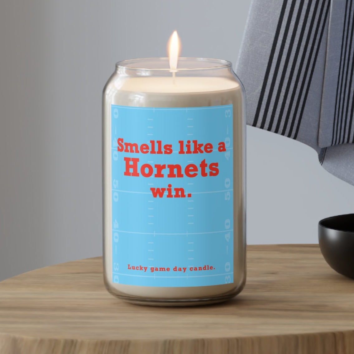 Delaware State Football - "Smells like a Hornets win" scented candle (13.75 oz)