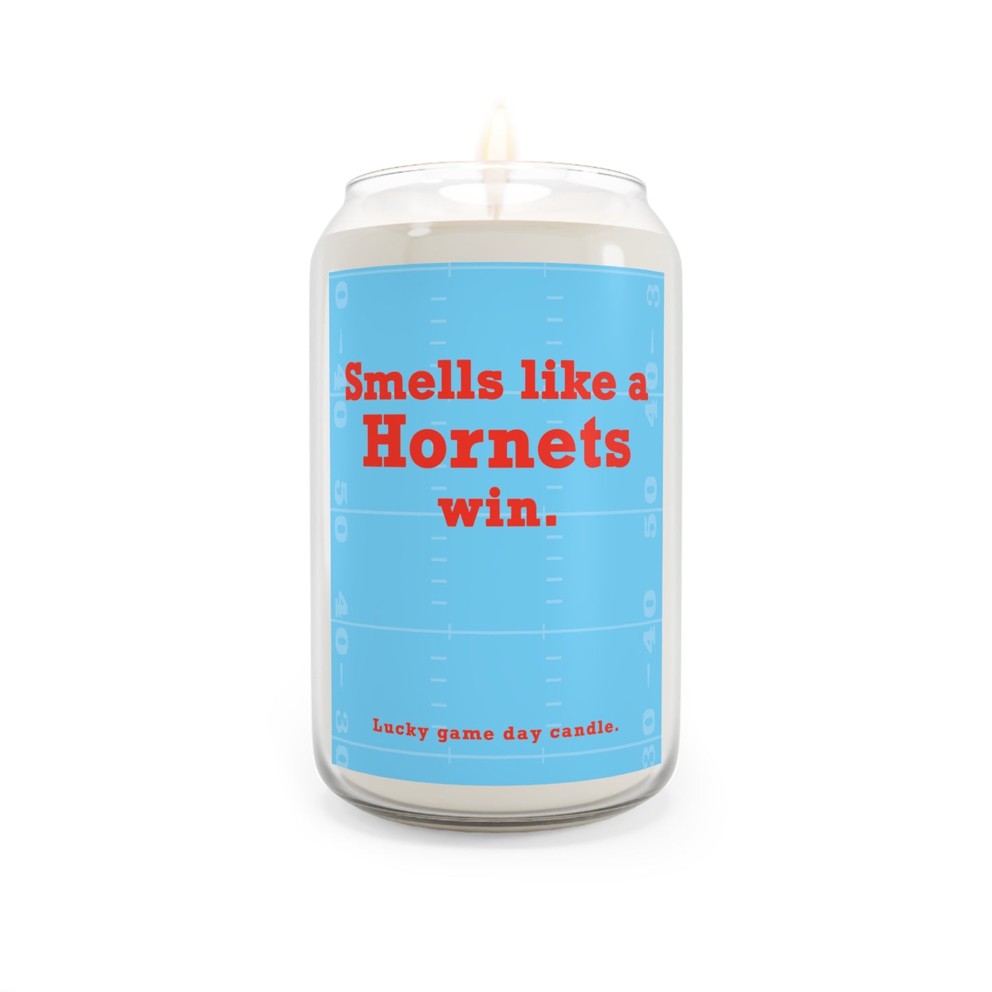 Delaware State Football - "Smells like a Hornets win" scented candle (13.75 oz)