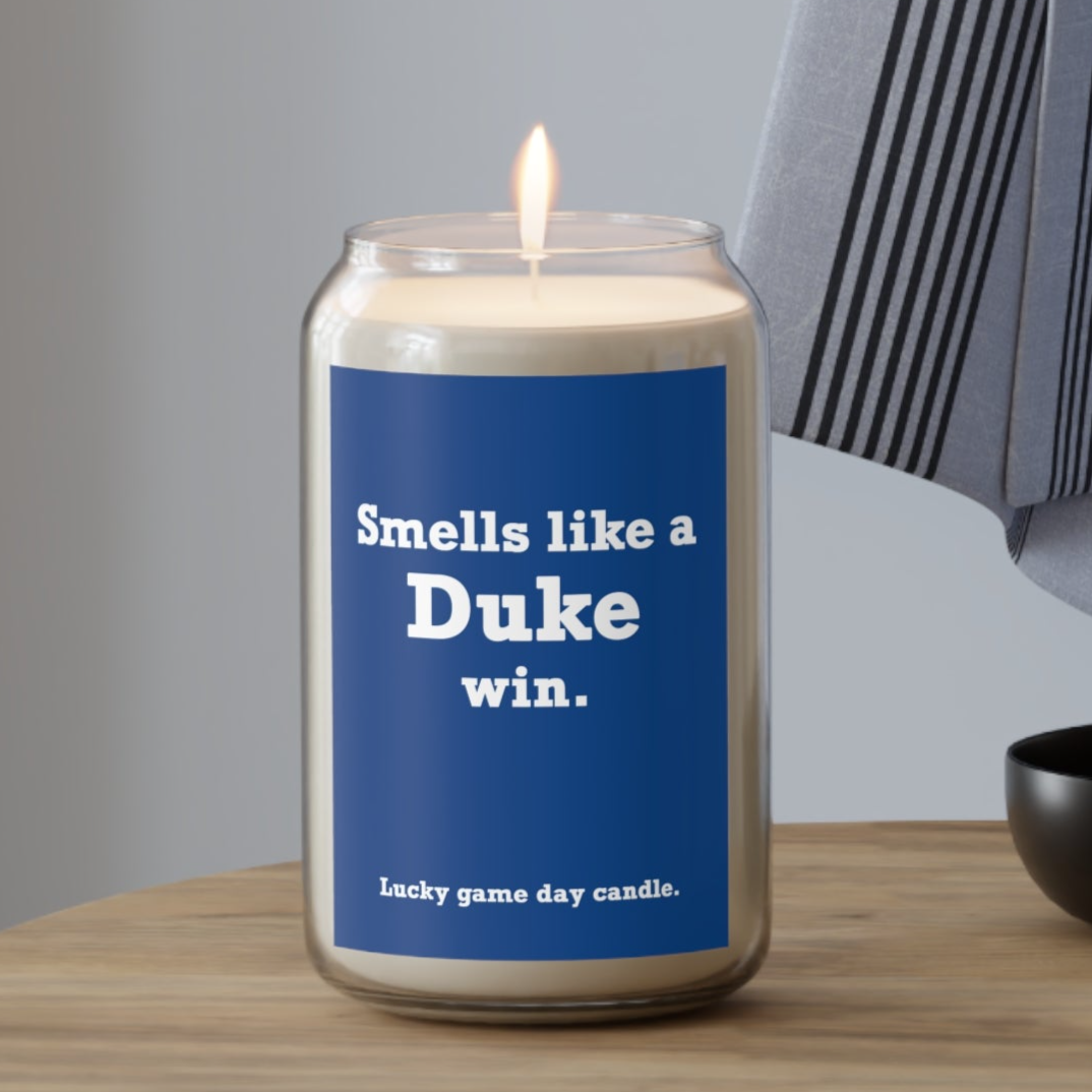 Duke - "Smells like a Duke win" scented candle (13.75 oz)