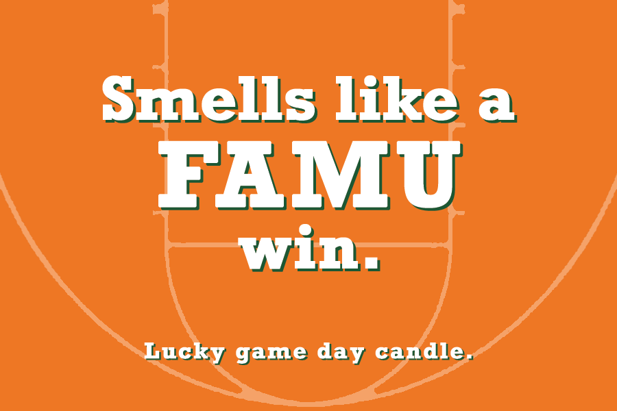 Florida A&M Basketball - "Smells like a FAMU win" scented candle (9 oz)