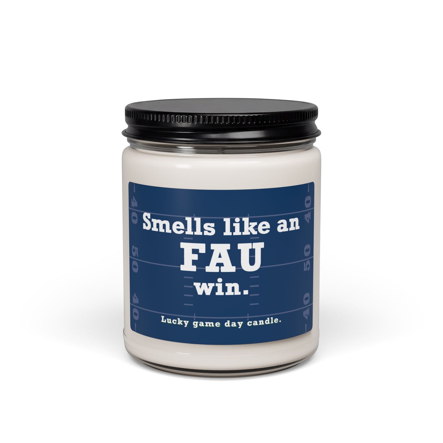 Florida Atlantic Football - "Smells like an FAU win" scented candle (9 oz)