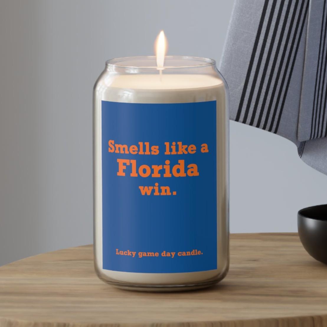 Florida - "Smells like a Florida win" scented candle (13.75 oz)