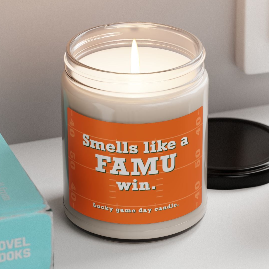 Florida A&M Football - "Smells like a FAMU win" scented candle (9 oz)