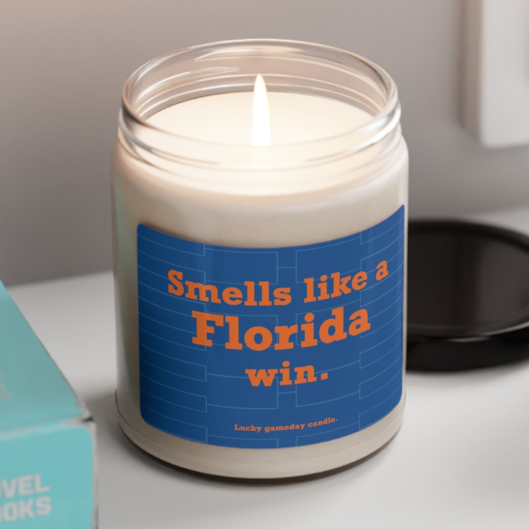 Florida Basketball - "Smells like a win" scented candle (9 oz)