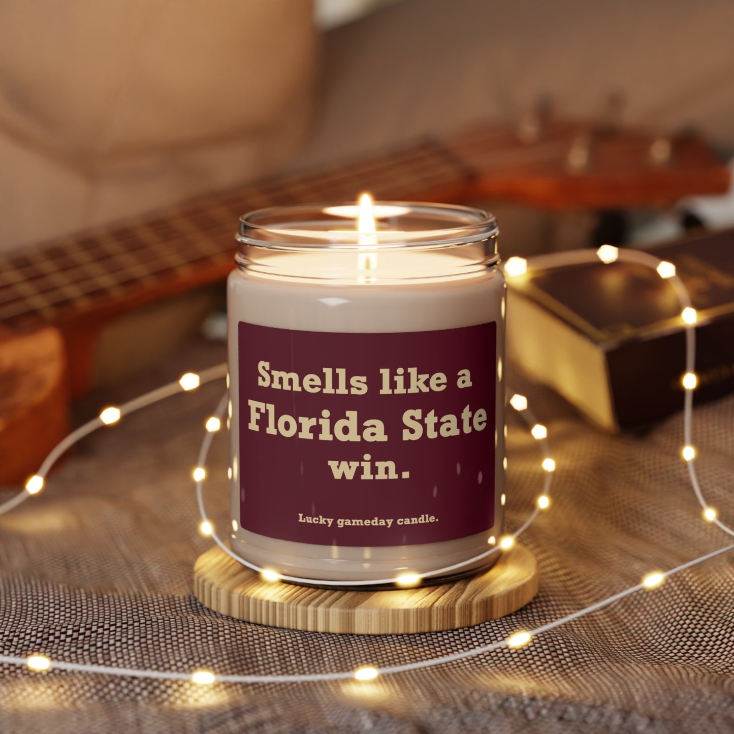 Florida State - "Smells like a Florida State win" scented candle (9 oz)