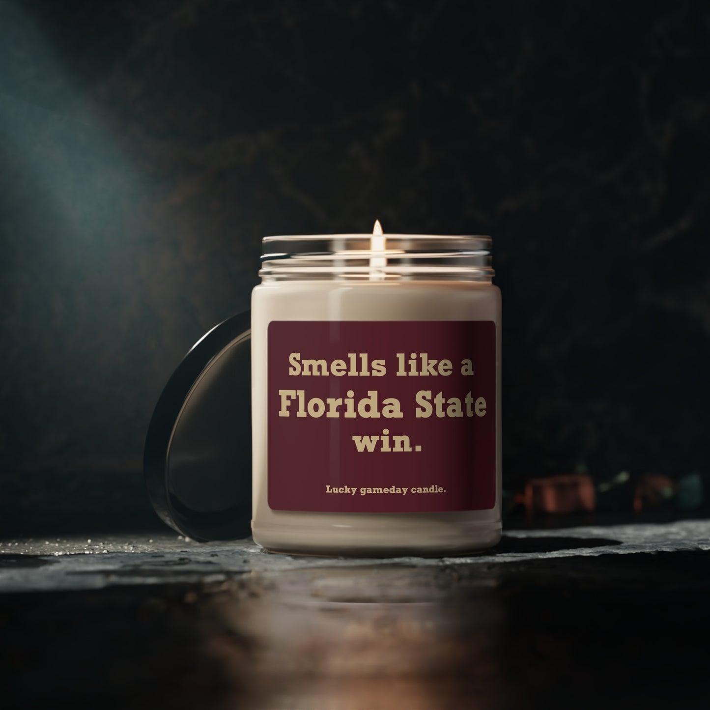 Florida State - "Smells like a Florida State win" scented candle (9 oz)