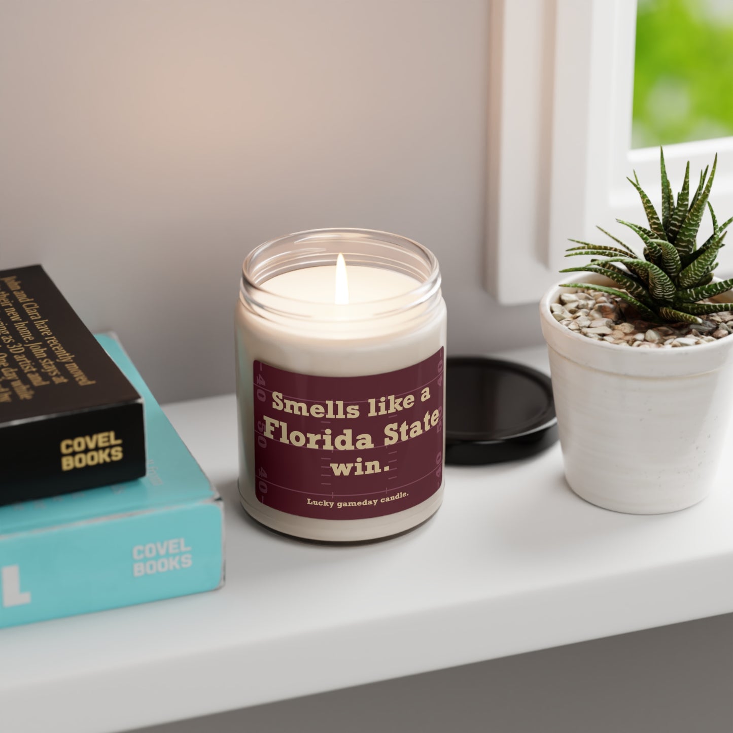 Florida State Football - "Smells like a Florida State win" scented candle (9 oz)