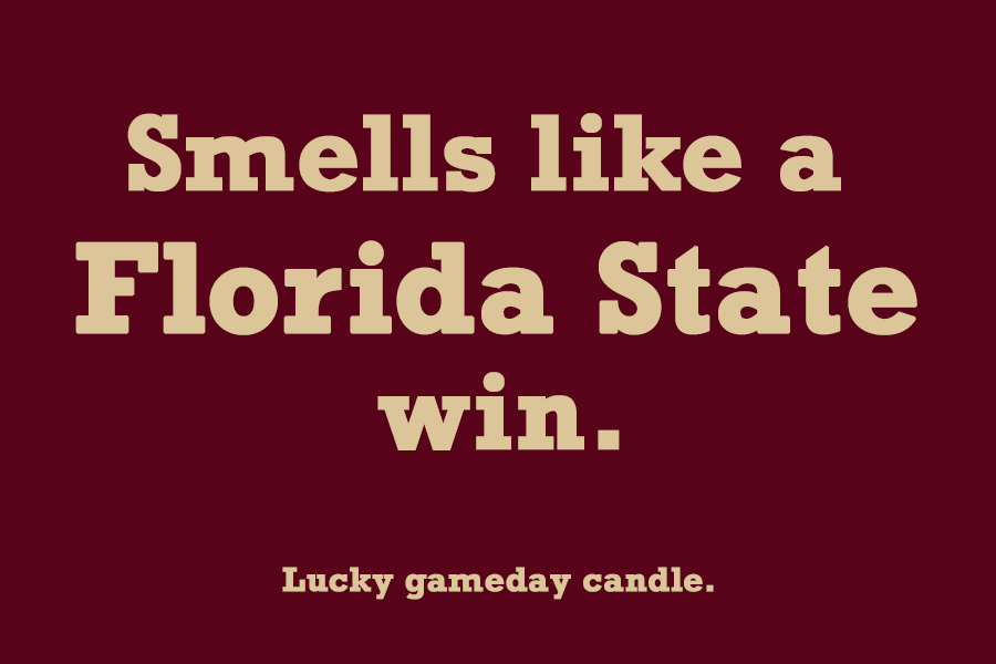 Florida State - "Smells like a Florida State win" scented candle (9 oz)