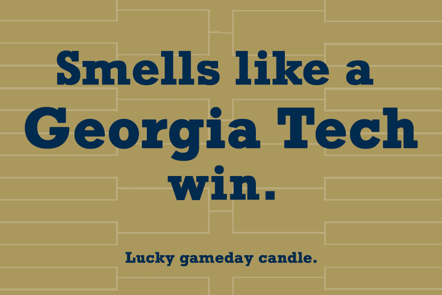 Georgia Tech Basketball - "Smells like a Georgia Tech win" scented candle (9 oz)